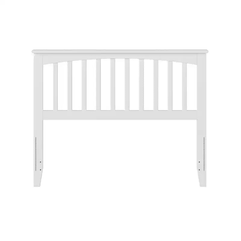 Full Mission Headboard, Wood Frame with Spindles, Satin Stained Finish