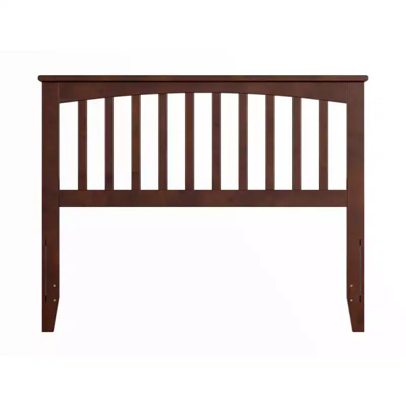 Full Mission Headboard, Wood Frame with Spindles, Satin Stained Finish