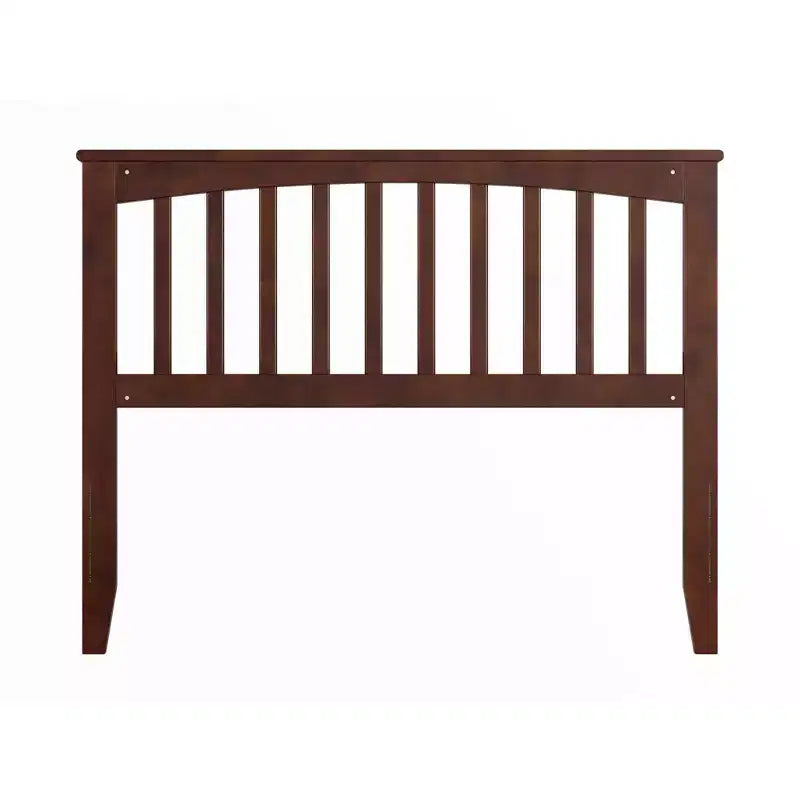 Full Mission Headboard, Wood Frame with Spindles, Satin Stained Finish