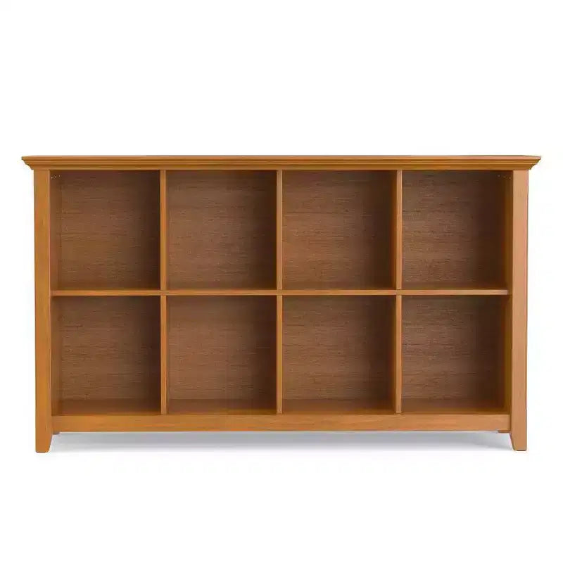 8-Cube Storage Sofa Table, Pine, Brown