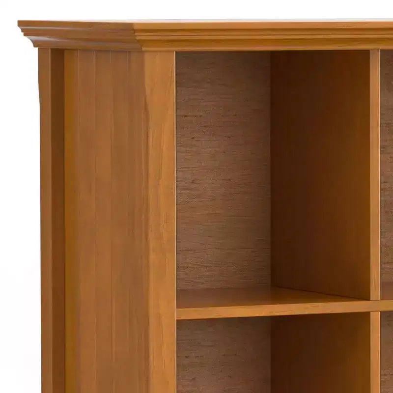 8-Cube Storage Sofa Table, Pine, Brown