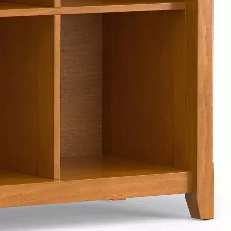 8-Cube Storage Sofa Table, Pine, Brown