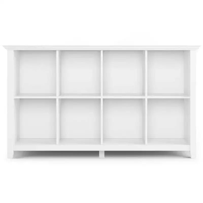 8-Cube Storage Sofa Table, Pine, Brown