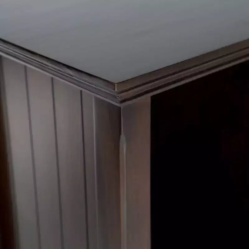8-Cube Storage Sofa Table, Pine, Brown