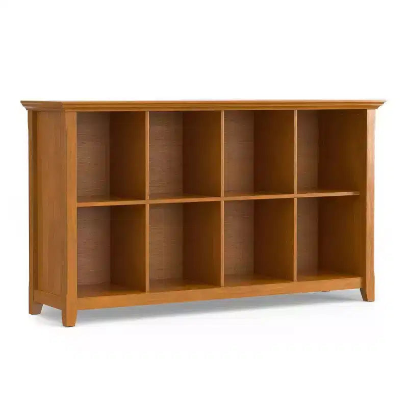 8-Cube Storage Sofa Table, Pine, Brown