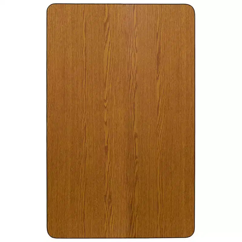 30"x72" Rectangular Thermal Laminate Activity Table, Height Adjustable Short Legs