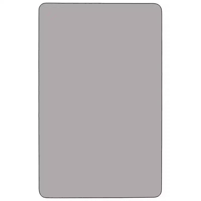 30"x72" Rectangular Thermal Laminate Activity Table, Height Adjustable Short Legs