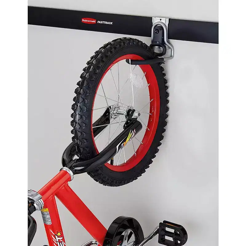 Garage Storage Vertical Wall Hook Bike Rack, 4-Pack