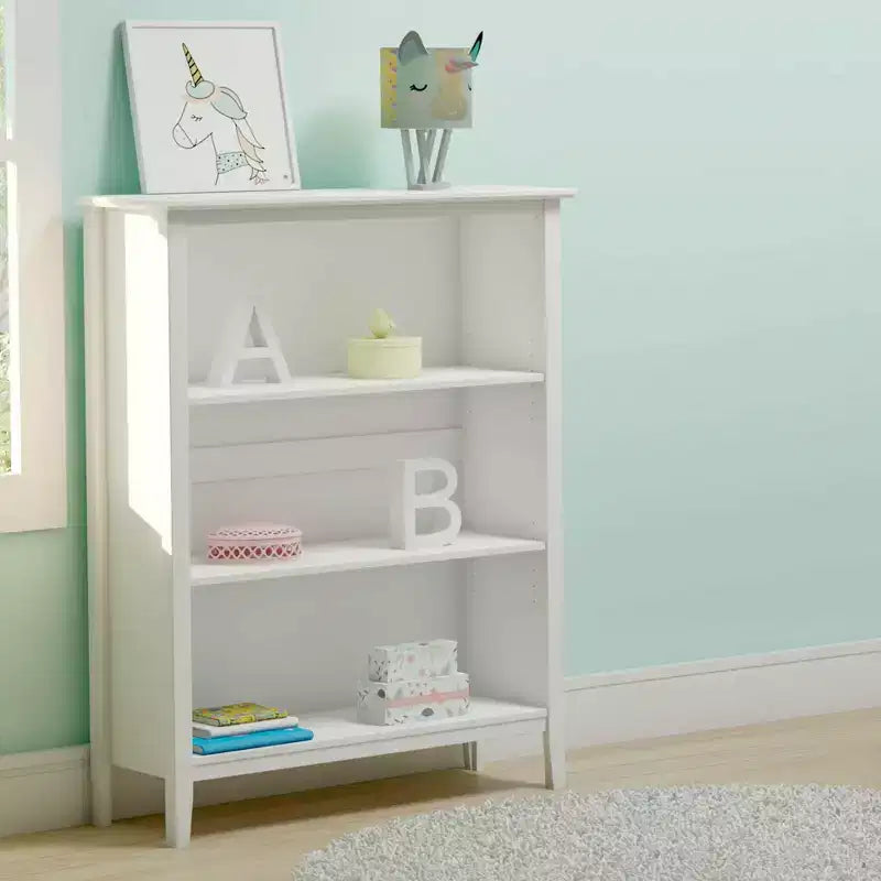 Tall Bookcase with 2 Adjustable Shelves, Brazilian Pine, 48"H x 36"W