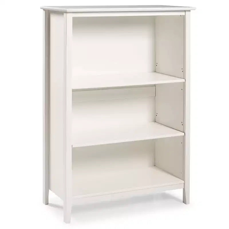 Tall Bookcase with 2 Adjustable Shelves, Brazilian Pine, 48"H x 36"W