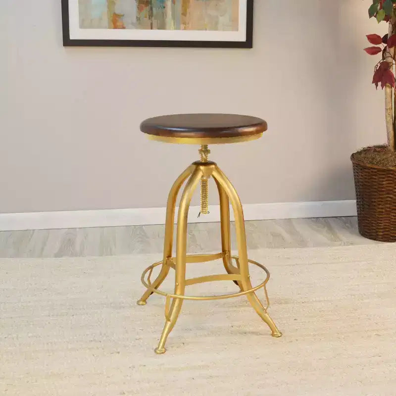 Adjustable Swivel Stool, Seat Height 23"–30"