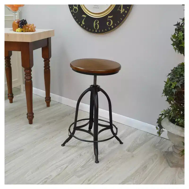 Adjustable Swivel Stool, Seat Height 23"–30"